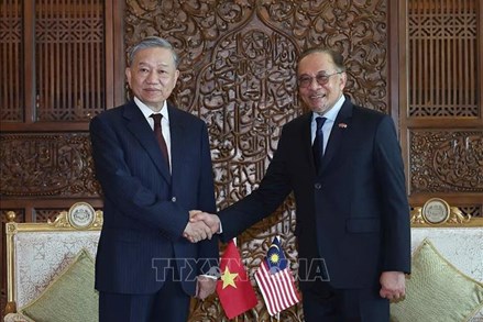 Tổng Bí thư Tô Lâm hội đàm với Thủ tướng Malaysia Anwar Ibrahim